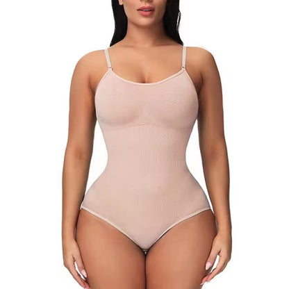 V Neck Bodysuit Tummy Control Body Shaper 