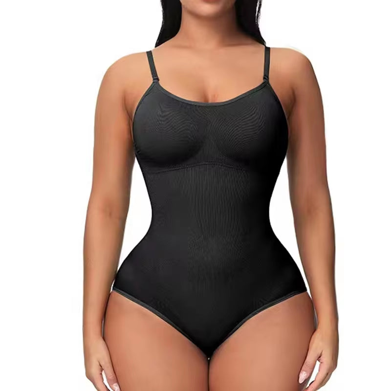 V Neck Bodysuit Tummy Control Body Shaper 